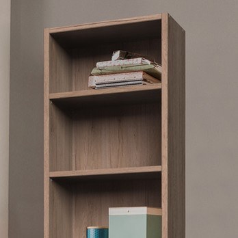 Regál EMPOLI dub sanremo/grafit, šírka 48 cm 3
