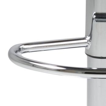 Barová stolička EMU hnedá/chróm 3