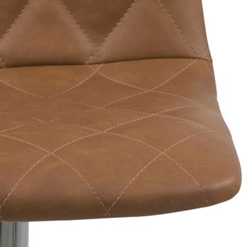 Barová stolička EMU hnedá/chróm 5