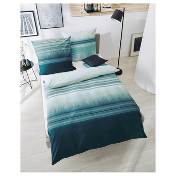 Posteľná bielizeň ENERGIZE SMARAGD modrá, 70x90 a 140x200 cm 1