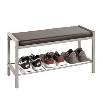 Lavica na topánky ENYA čierna/sivá 1