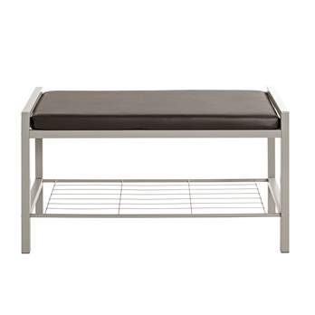 Lavica na topánky ENYA čierna/sivá 2