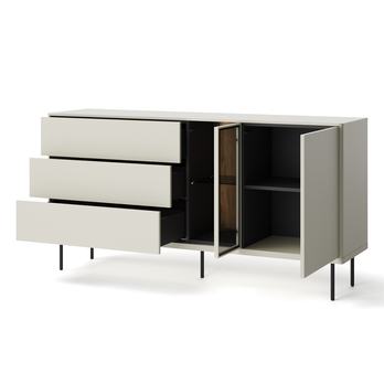 Komoda EPIRO EP-04 kašmírová/dub tmavý 3