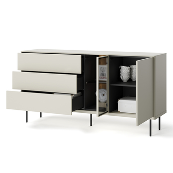 Komoda EPIRO EP-04 kašmírová/dub tmavý 2