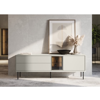 TV stolík EPIRO EP-06 kašmírová/dub tmavý 1