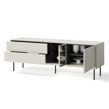 TV stolík EPIRO EP-06 kašmírová/dub tmavý 2