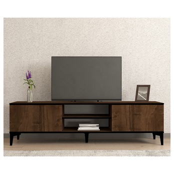 TV komoda EREM orech/čierna 4