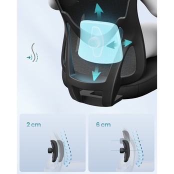 Kancelárska stolička ERGO čierna 4