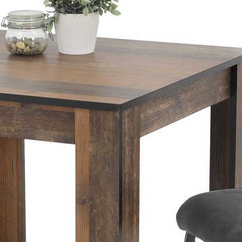 Jedálenská zostava ERIKA I G staré drevo/antracitová 1