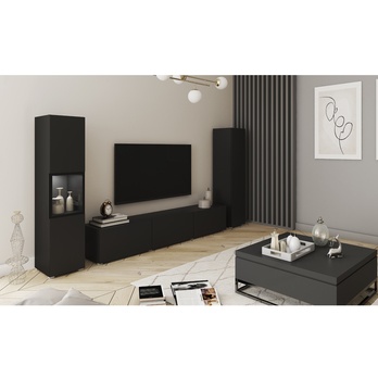 Obývacia stena ERLING III čierna 1