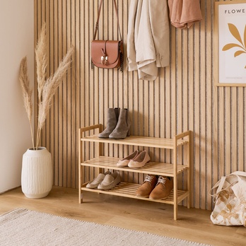 Polica na topánky ERNA bambus 1