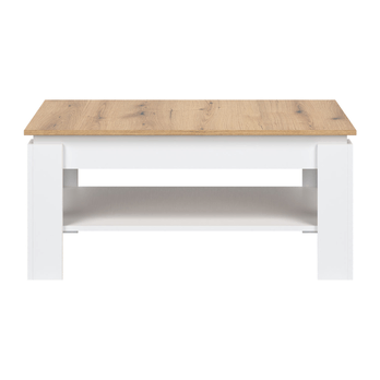 Konferenčný stolík ERNIE LA07 biela/dub evoke 1