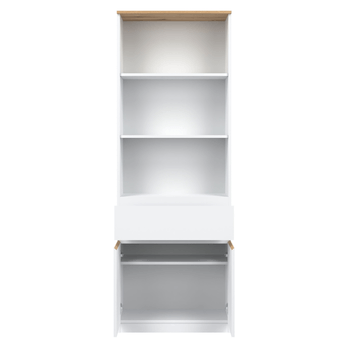 Skriňa ERNIE RM09 biela/dub evoke 3