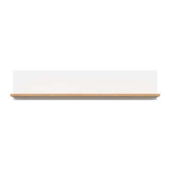 Polica ERNIE RM13 biela/dub evoke 1