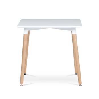 Jedálenský stôl ERVIN prírodná/biela, šírka 80 cm 1