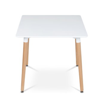 Jedálenský stôl ERVIN prírodná/biela, šírka 80 cm 2
