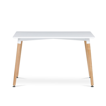 Jedálenský stôl ERVIN prírodná/biela, šírka 120 cm 3