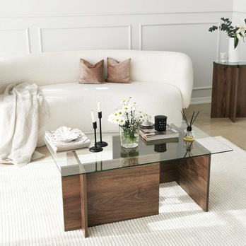 Konferenčný stolík ESCAPE 2 tmavý orech 2