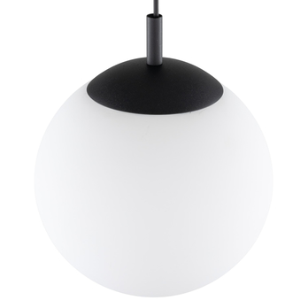 Závesné svietidlo ESMÉ biela/čierna, priemer 30 cm 2