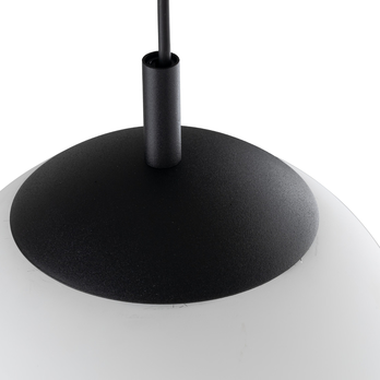 Závesné svietidlo ESMÉ biela/čierna, priemer 30 cm 3