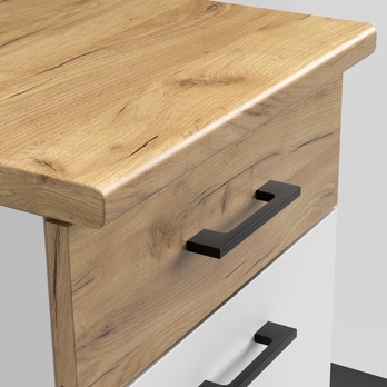 Kuchynský blok ESPERO 240 biela/dub craft zlatý 2
