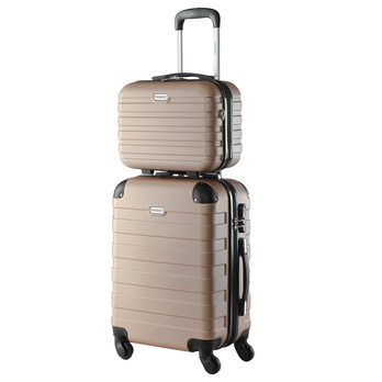 Súprava cestovných kufrov ESSENTIAL šampanské, 4 ks 5