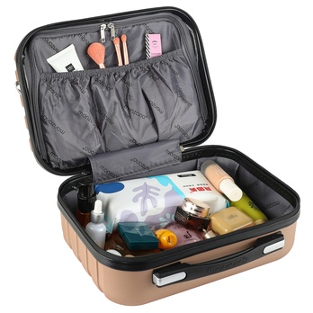 Súprava cestovných kufrov ESSENTIAL šampanské, 4 ks 6