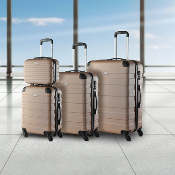 Súprava cestovných kufrov ESSENTIAL šampanské, 4 ks 1