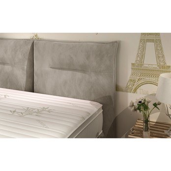Posteľ boxspring ESTEE svetlohnedá, 180x200 cm 2