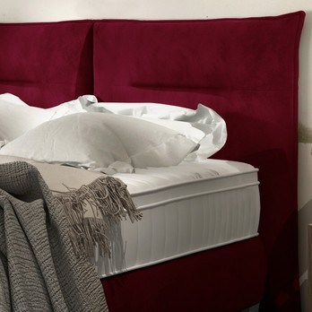 Posteľ boxspring ESTEE červená, 180x200 cm 2