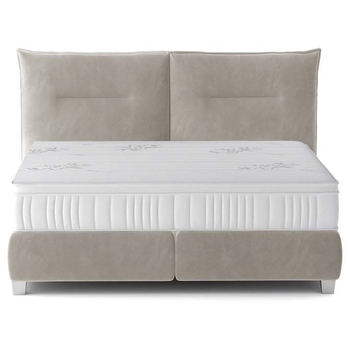 Posteľ boxspring ESTEE svetlohnedá, 180x200 cm 6