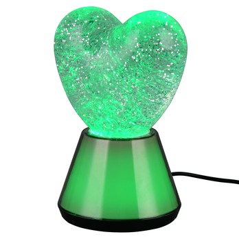 Stolná lampa ESTELLA 2 sivá/priehľadná 2