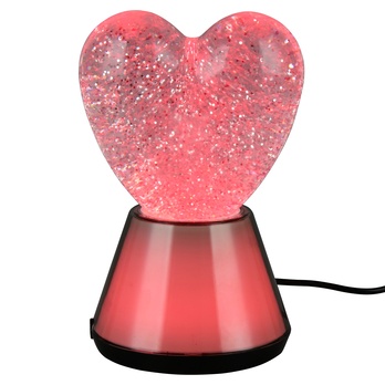 Stolná lampa ESTELLA 2 sivá/priehľadná 4
