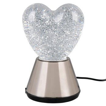 Stolná lampa ESTELLA 2 sivá/priehľadná 5