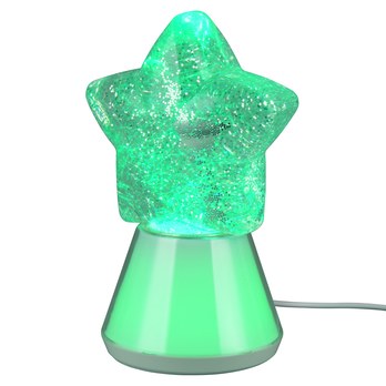 Stolná lampa ESTELLA biela/priehľadná 2