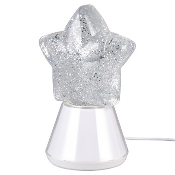 Stolná lampa ESTELLA biela/priehľadná 3