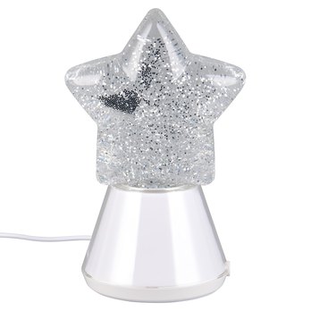 Stolná lampa ESTELLA biela/priehľadná 5