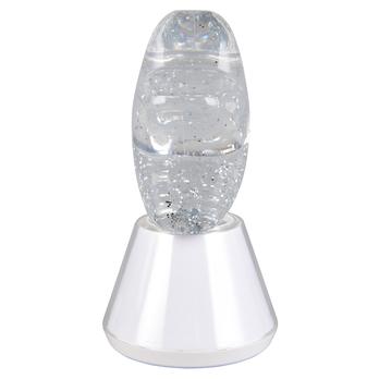 Stolná lampa ESTELLA biela/priehľadná 6