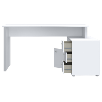Písací stôl ESTERIA 3 biela 3