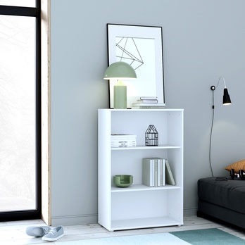 Regál ESTERIA 4 biela 1