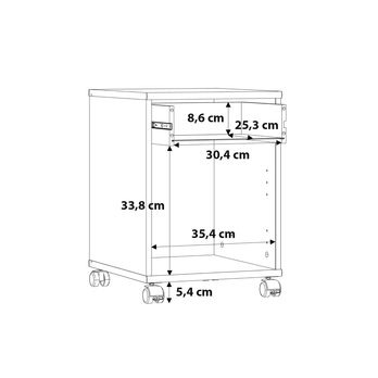 Kontajner ESTERIA biela 5