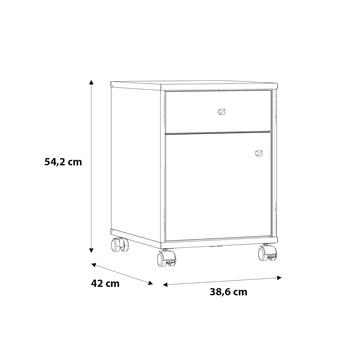 Kontajner ESTERIA biela 6