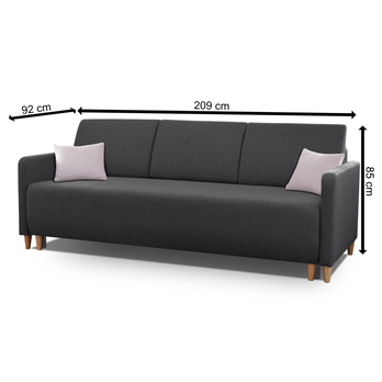 Pohovka ETRO antracitová 4