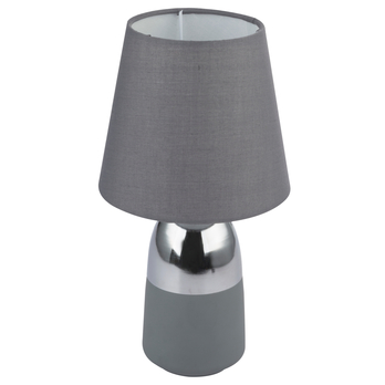 Stolná lampa EUGEN chróm/sivá 4