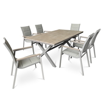 Záhradná stolička EULALIA béžová 2