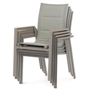 Záhradná stolička EULALIA béžová 8