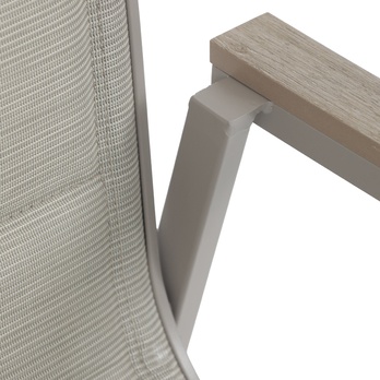 Záhradná stolička EULALIA béžová 10