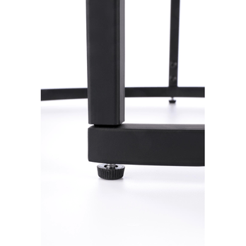 Sada 2 ks prístavných stolíkov EUROS orech/čierna 4