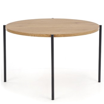 Jedálenský stôl EUSTACIO prírodná/čierna 2