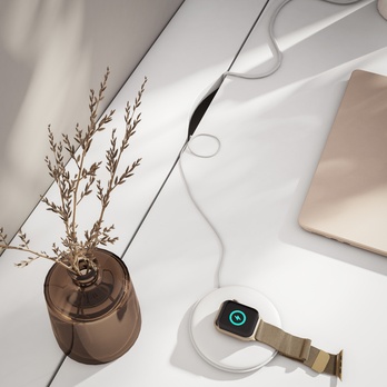 Písací stôl EVYN biela, šírka 140 cm 4